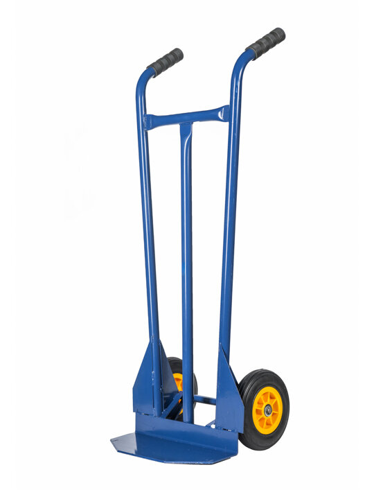 Σιδερένιο Καρότσι δίτροχο με πλάκα χωρίς γωνίες