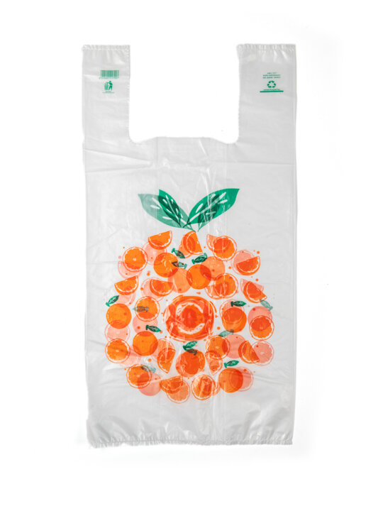 Τσάντα τυπωμένη - Νο: 60 "Πορτοκάλι"