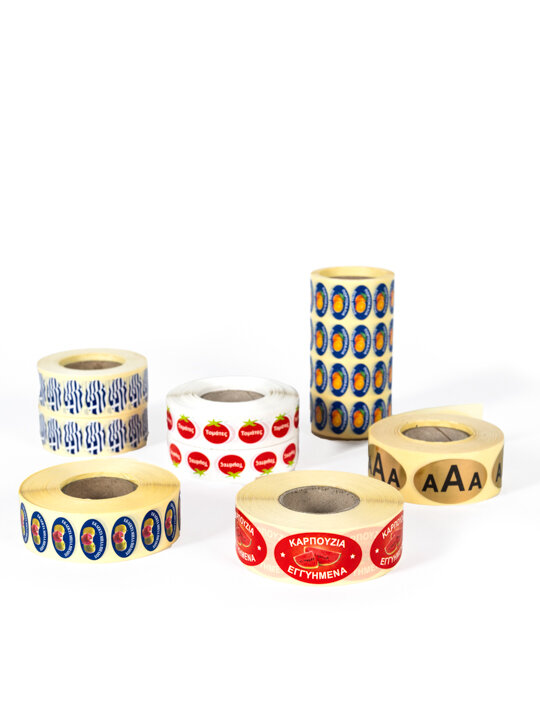 Αυτοκόλλητα Ετικετάκια Φρούτων - "Tomato - Ekstasis" Αυτοκόλλητα Ετικετάκια Φρούτων - "Tomato - Ekstasis"